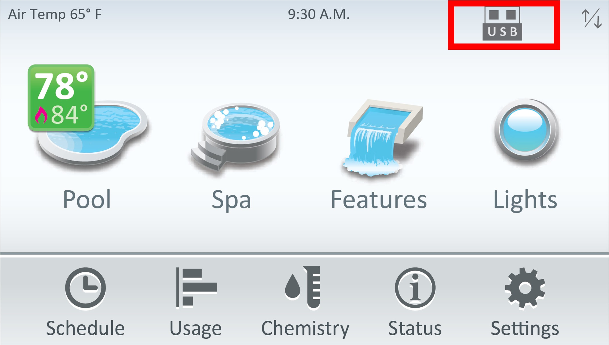 How do I export or import configuration settings from a USB flash drive ...